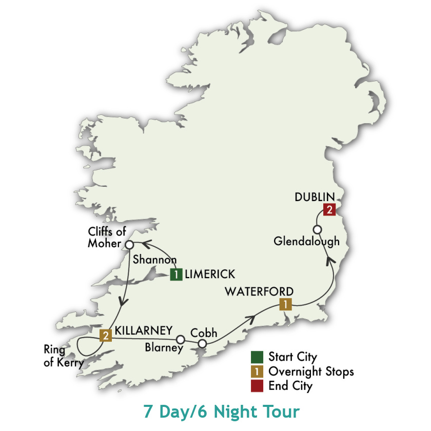 R4G Brilliant Ireland 6 Nt 2022 Map-lr