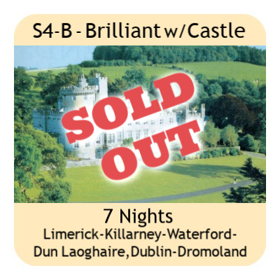 S4B Brilliant Ireland w Castle 2020 Button-Sold Out